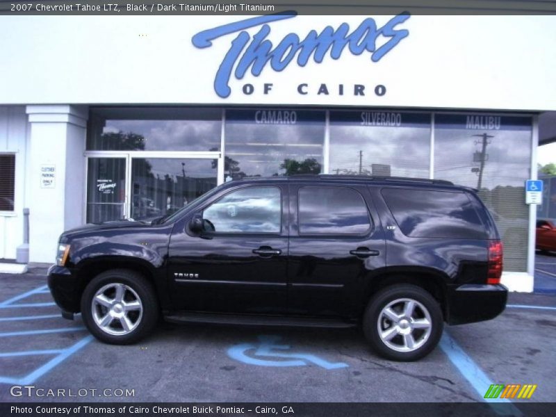 Black / Dark Titanium/Light Titanium 2007 Chevrolet Tahoe LTZ