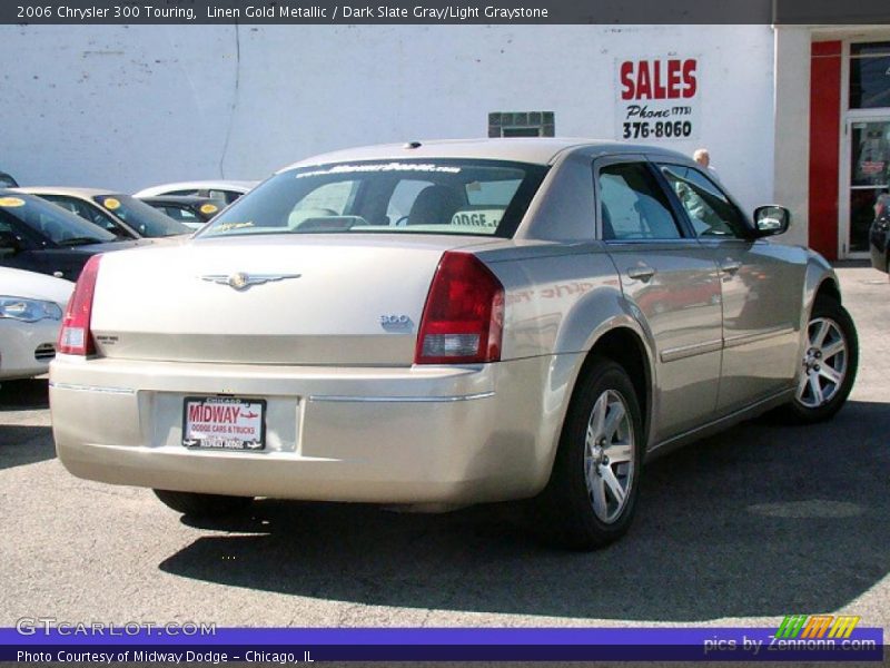 Linen Gold Metallic / Dark Slate Gray/Light Graystone 2006 Chrysler 300 Touring