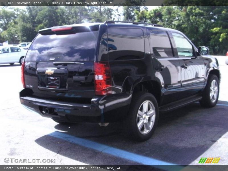 Black / Dark Titanium/Light Titanium 2007 Chevrolet Tahoe LTZ
