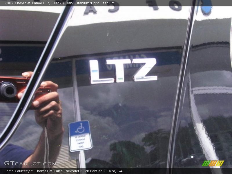 Black / Dark Titanium/Light Titanium 2007 Chevrolet Tahoe LTZ