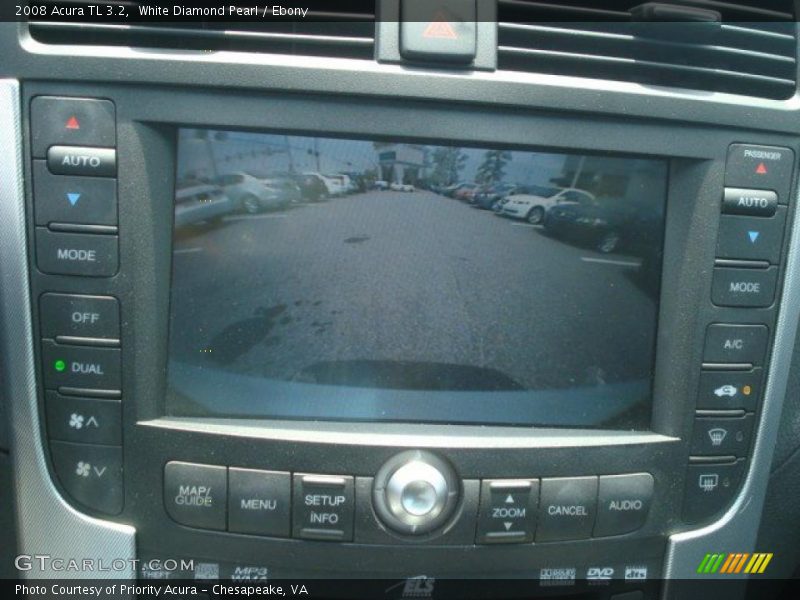 White Diamond Pearl / Ebony 2008 Acura TL 3.2