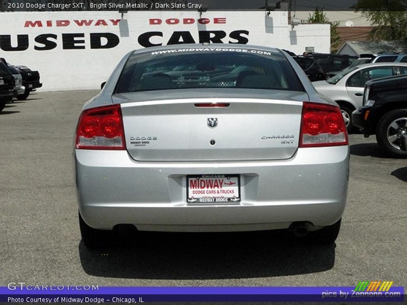 Bright Silver Metallic / Dark Slate Gray 2010 Dodge Charger SXT