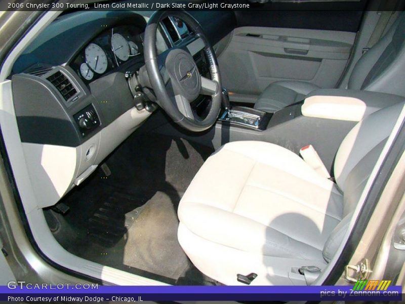 Linen Gold Metallic / Dark Slate Gray/Light Graystone 2006 Chrysler 300 Touring