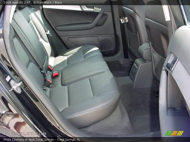 Brilliant Black / Black 2008 Audi A3 2.0T