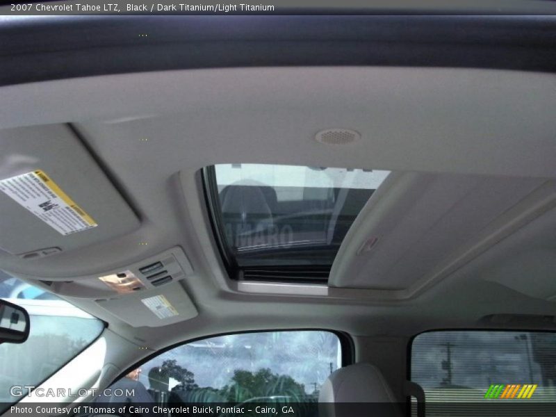 Black / Dark Titanium/Light Titanium 2007 Chevrolet Tahoe LTZ