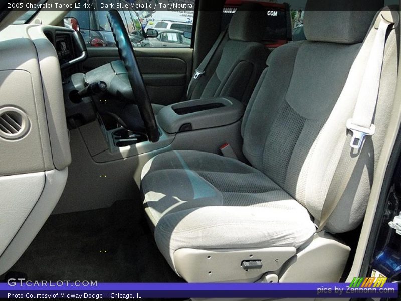 Dark Blue Metallic / Tan/Neutral 2005 Chevrolet Tahoe LS 4x4