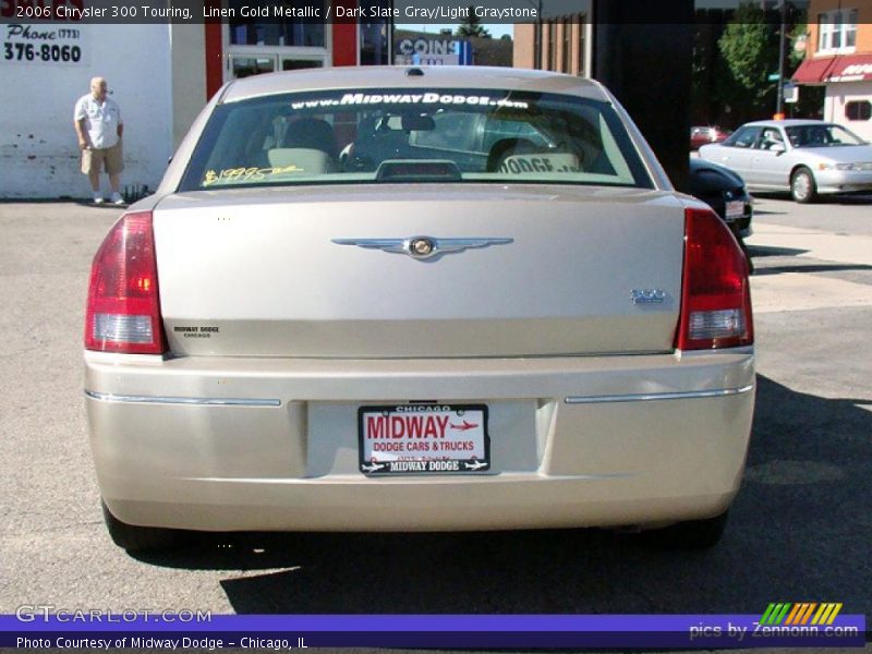 Linen Gold Metallic / Dark Slate Gray/Light Graystone 2006 Chrysler 300 Touring