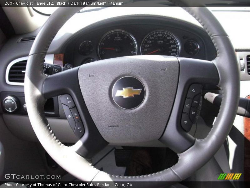 Black / Dark Titanium/Light Titanium 2007 Chevrolet Tahoe LTZ