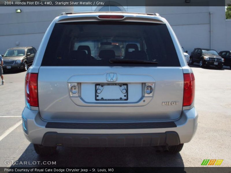 Starlight Silver Metallic / Gray 2004 Honda Pilot EX-L 4WD