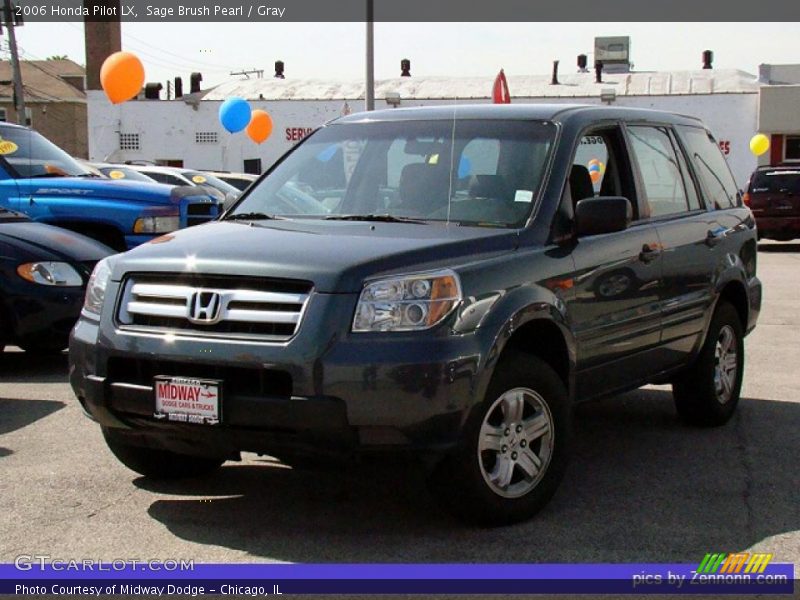 Sage Brush Pearl / Gray 2006 Honda Pilot LX