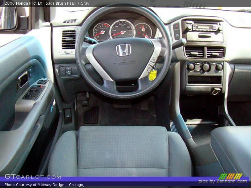 Sage Brush Pearl / Gray 2006 Honda Pilot LX