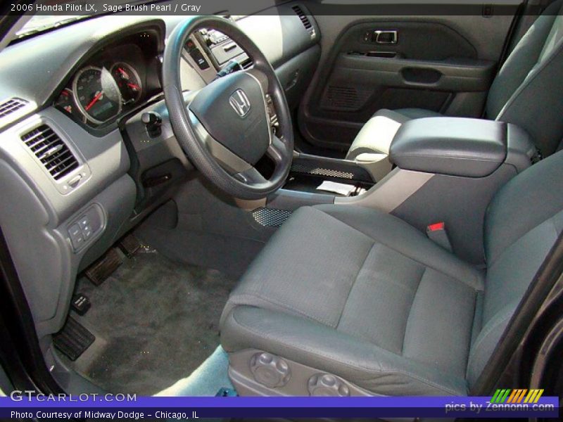 Sage Brush Pearl / Gray 2006 Honda Pilot LX