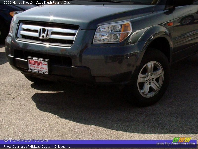 Sage Brush Pearl / Gray 2006 Honda Pilot LX