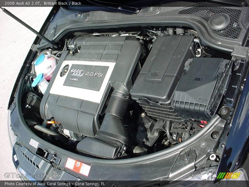 Brilliant Black / Black 2008 Audi A3 2.0T