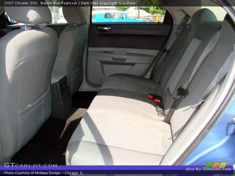Marine Blue Pearlcoat / Dark Slate Gray/Light Graystone 2007 Chrysler 300