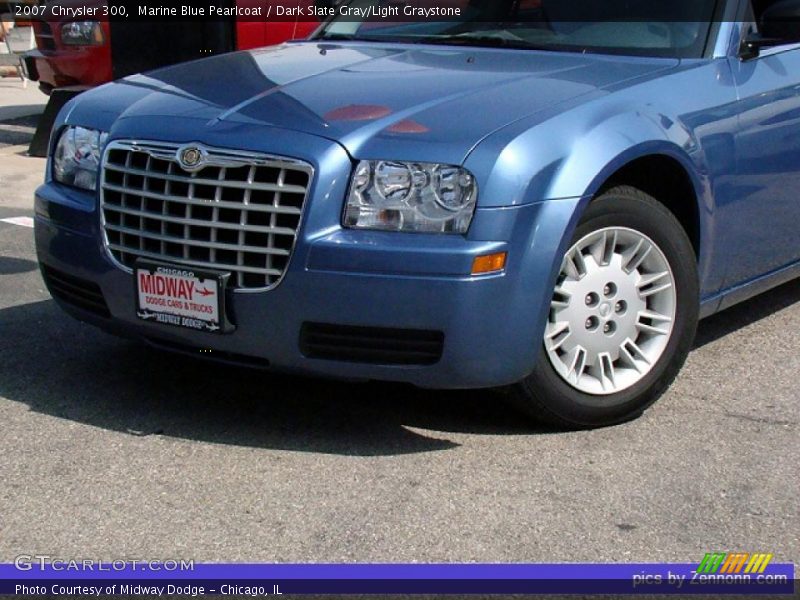 Marine Blue Pearlcoat / Dark Slate Gray/Light Graystone 2007 Chrysler 300