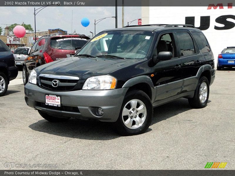 Black / Gray 2002 Mazda Tribute LX V6 4WD