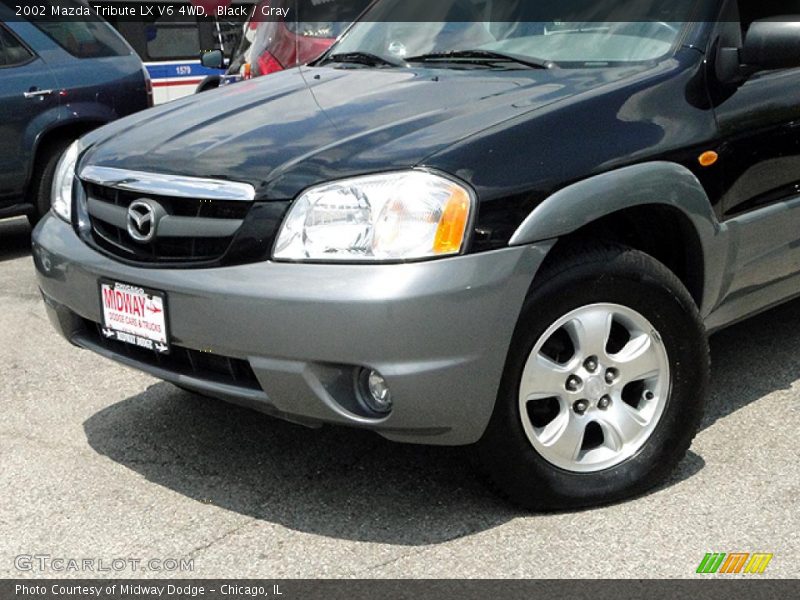 Black / Gray 2002 Mazda Tribute LX V6 4WD