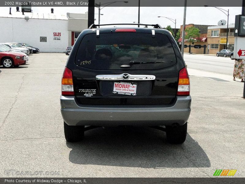 Black / Gray 2002 Mazda Tribute LX V6 4WD