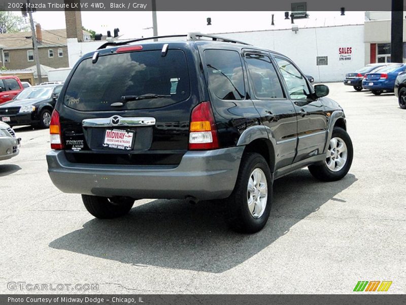 Black / Gray 2002 Mazda Tribute LX V6 4WD