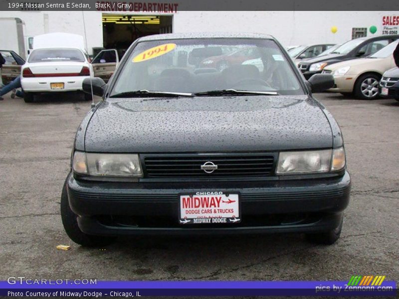Black / Gray 1994 Nissan Sentra E Sedan
