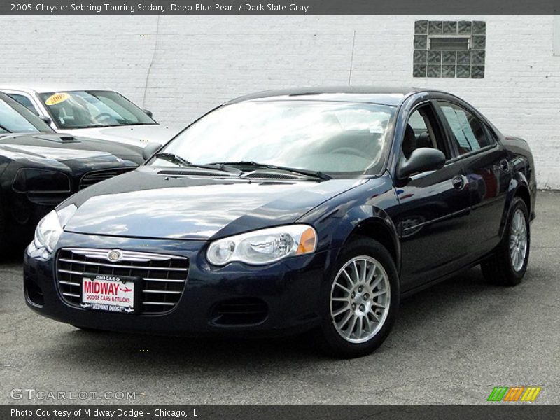 Deep Blue Pearl / Dark Slate Gray 2005 Chrysler Sebring Touring Sedan