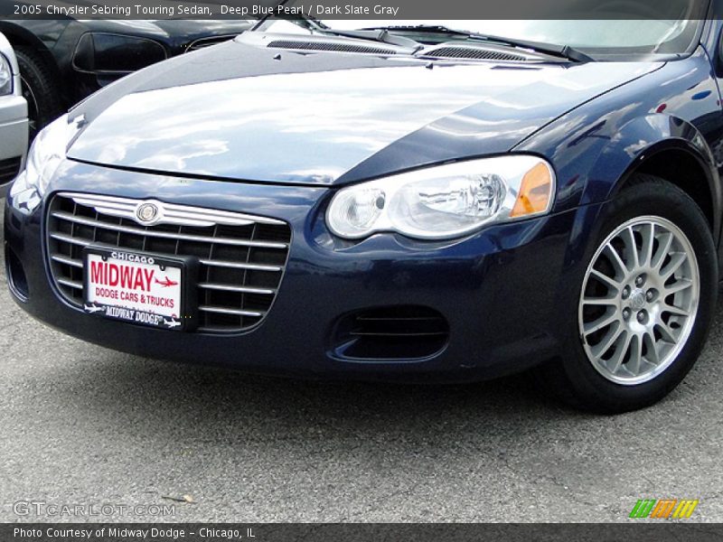 Deep Blue Pearl / Dark Slate Gray 2005 Chrysler Sebring Touring Sedan