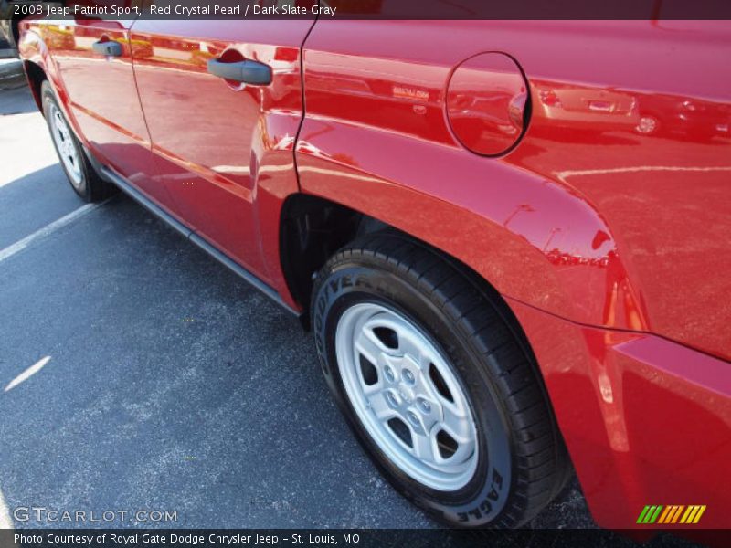 Red Crystal Pearl / Dark Slate Gray 2008 Jeep Patriot Sport