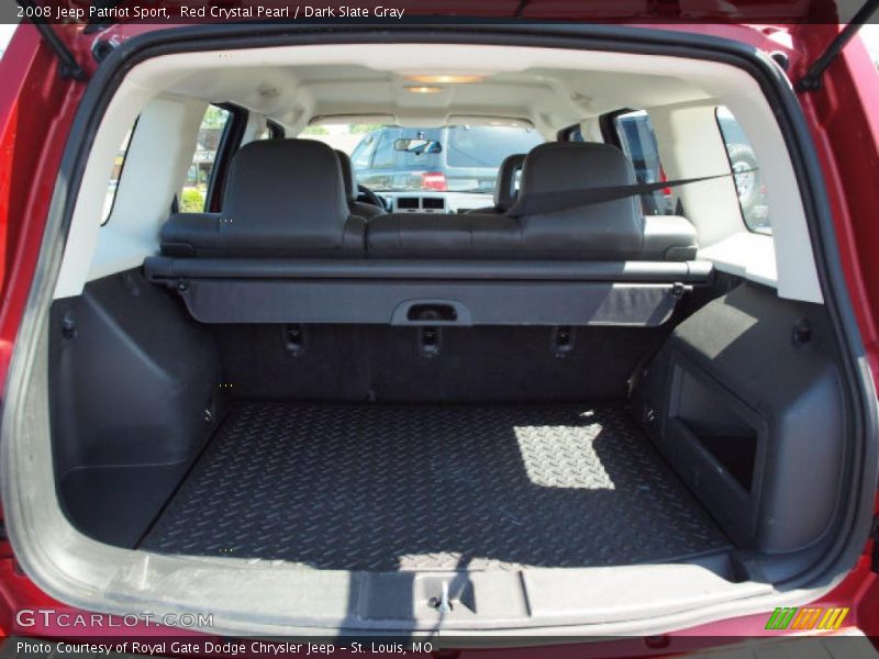 Red Crystal Pearl / Dark Slate Gray 2008 Jeep Patriot Sport