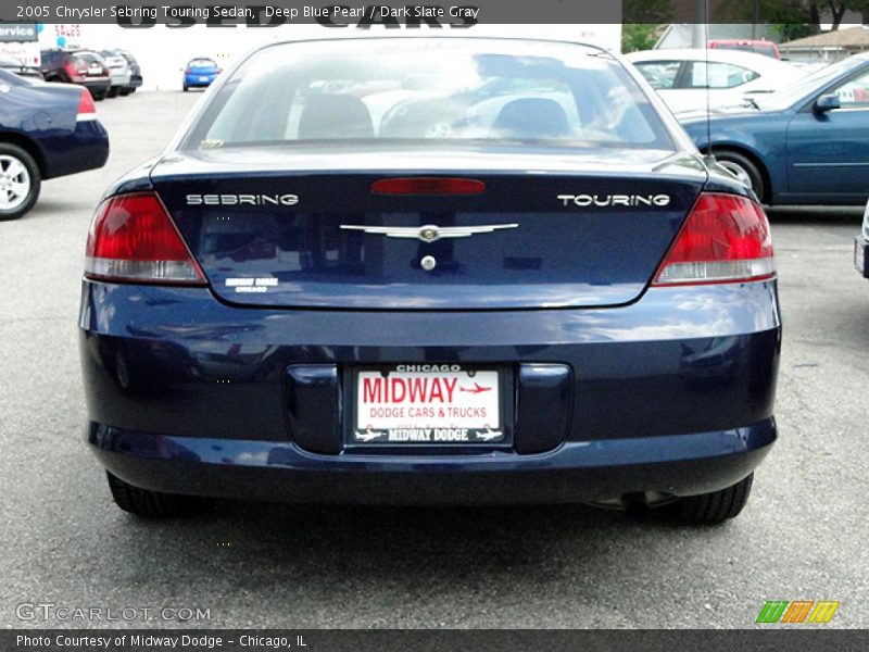 Deep Blue Pearl / Dark Slate Gray 2005 Chrysler Sebring Touring Sedan
