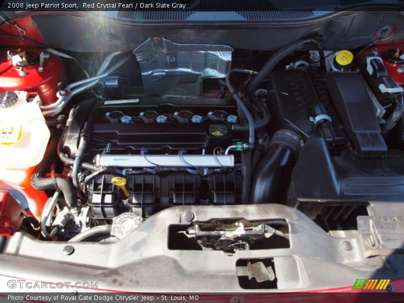 Red Crystal Pearl / Dark Slate Gray 2008 Jeep Patriot Sport