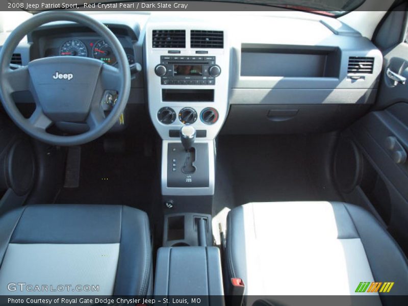 Red Crystal Pearl / Dark Slate Gray 2008 Jeep Patriot Sport