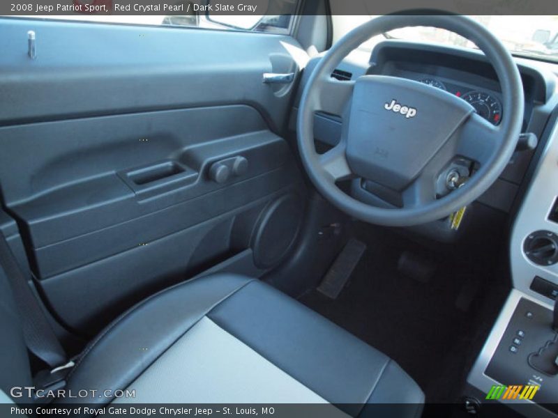 Red Crystal Pearl / Dark Slate Gray 2008 Jeep Patriot Sport