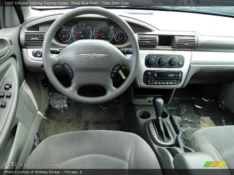 Deep Blue Pearl / Dark Slate Gray 2005 Chrysler Sebring Touring Sedan