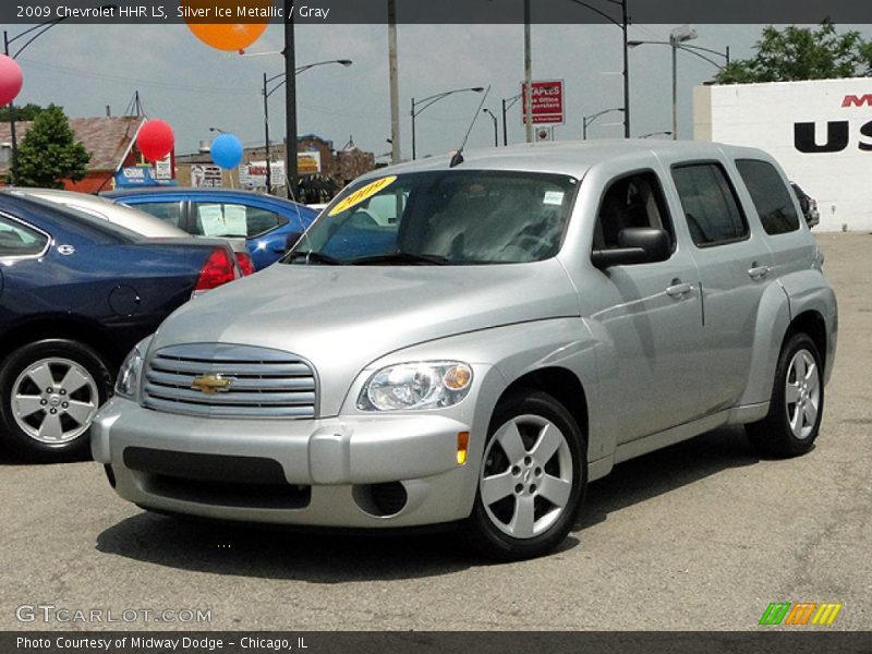Silver Ice Metallic / Gray 2009 Chevrolet HHR LS