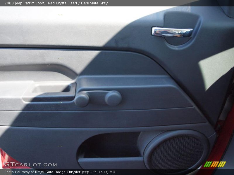 Red Crystal Pearl / Dark Slate Gray 2008 Jeep Patriot Sport