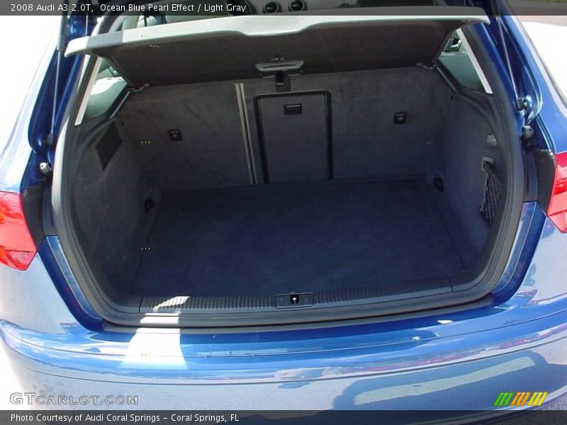 Ocean Blue Pearl Effect / Light Gray 2008 Audi A3 2.0T