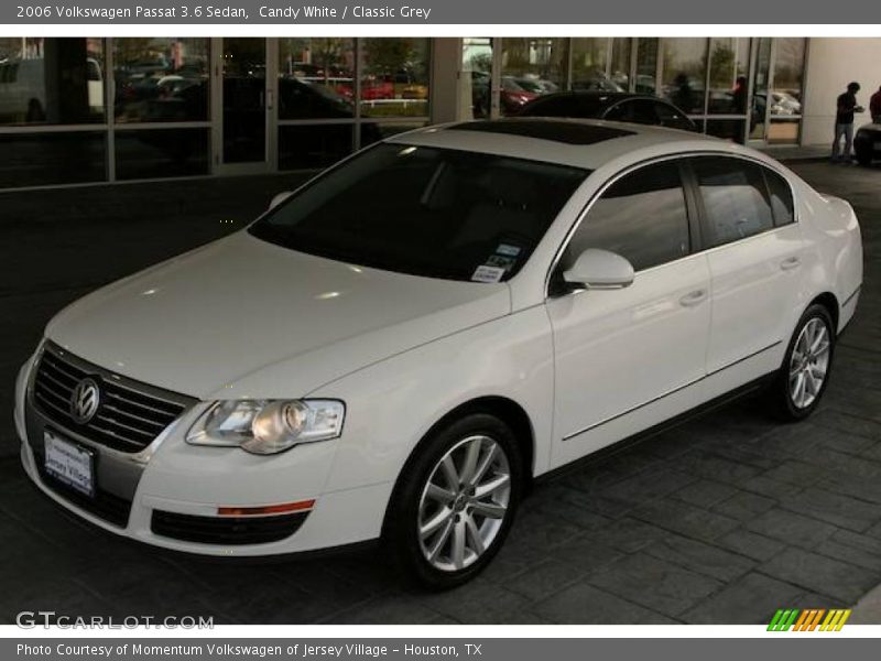 Candy White / Classic Grey 2006 Volkswagen Passat 3.6 Sedan