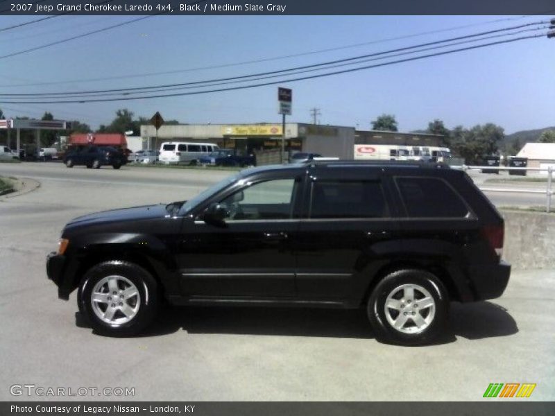 Black / Medium Slate Gray 2007 Jeep Grand Cherokee Laredo 4x4