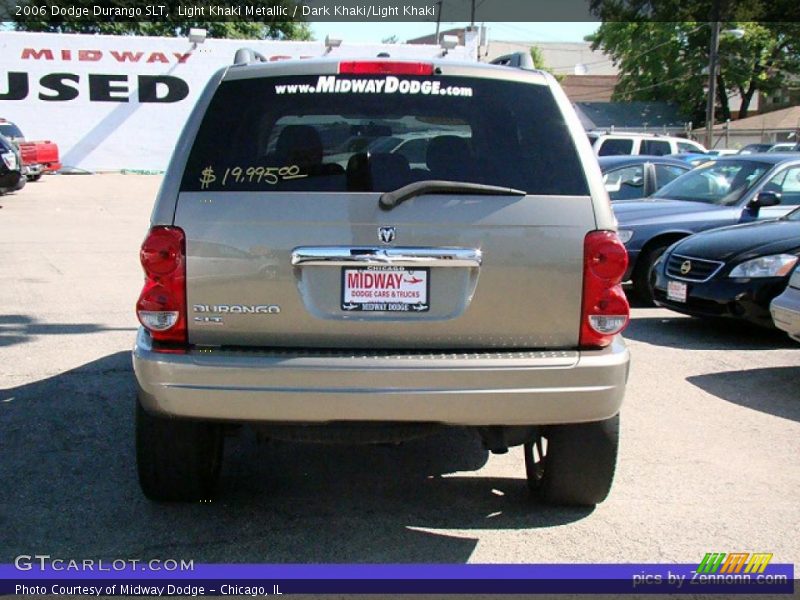 Light Khaki Metallic / Dark Khaki/Light Khaki 2006 Dodge Durango SLT