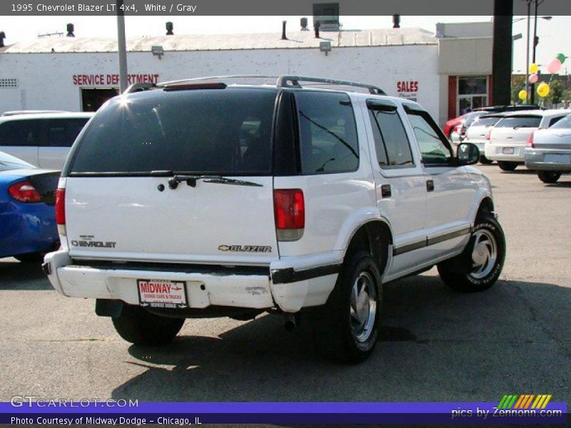 White / Gray 1995 Chevrolet Blazer LT 4x4