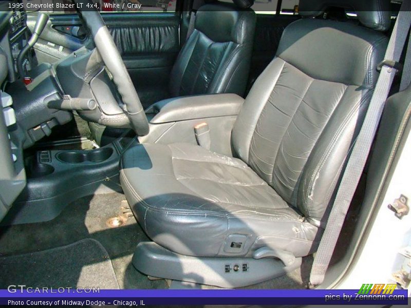 White / Gray 1995 Chevrolet Blazer LT 4x4