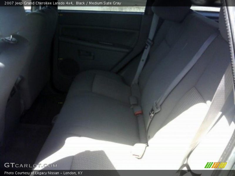 Black / Medium Slate Gray 2007 Jeep Grand Cherokee Laredo 4x4