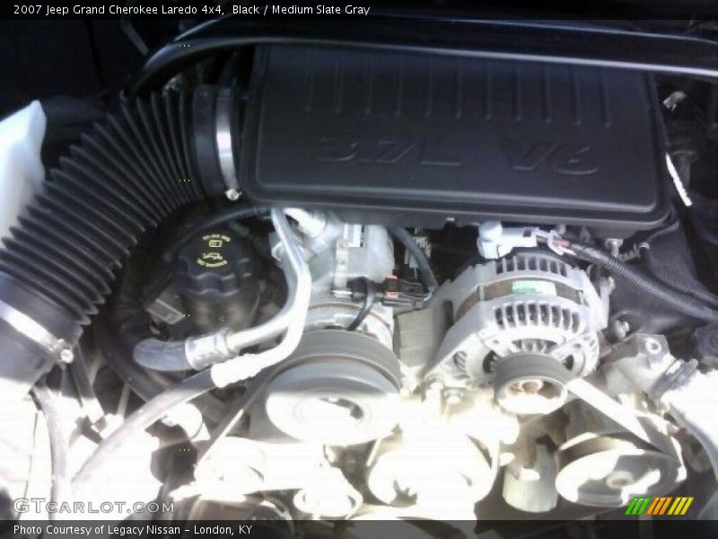 Black / Medium Slate Gray 2007 Jeep Grand Cherokee Laredo 4x4