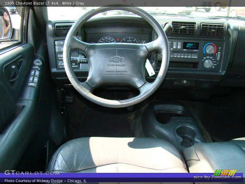 White / Gray 1995 Chevrolet Blazer LT 4x4