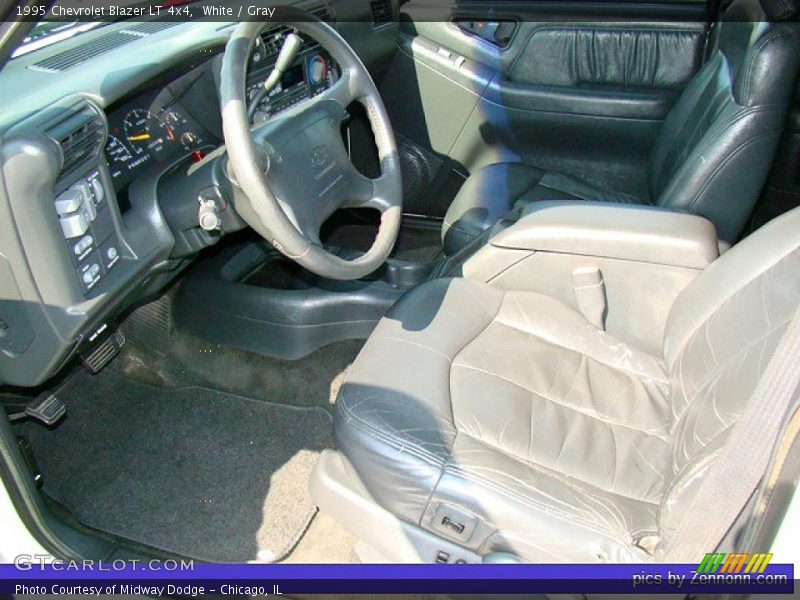 White / Gray 1995 Chevrolet Blazer LT 4x4