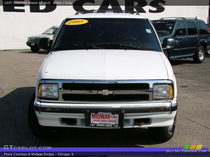 White / Gray 1995 Chevrolet Blazer LT 4x4