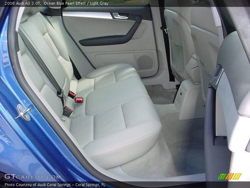 Ocean Blue Pearl Effect / Light Gray 2008 Audi A3 2.0T