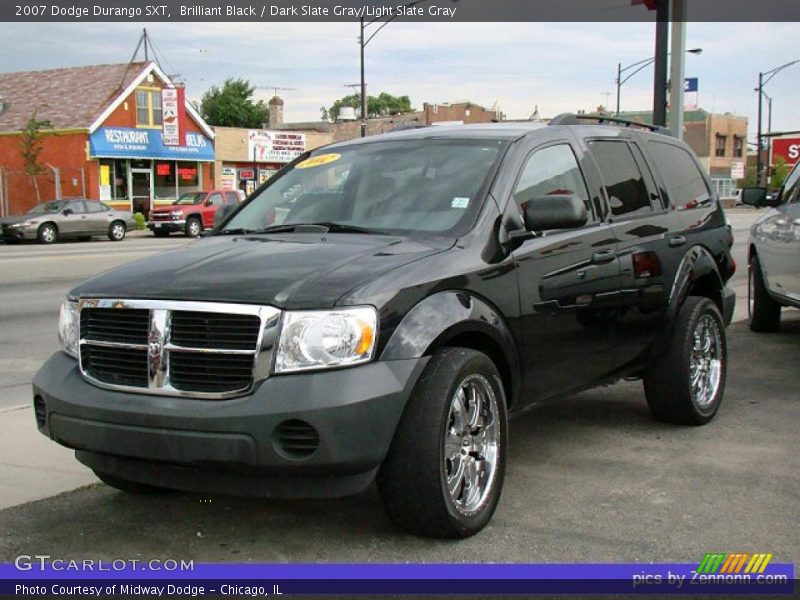 Brilliant Black / Dark Slate Gray/Light Slate Gray 2007 Dodge Durango SXT