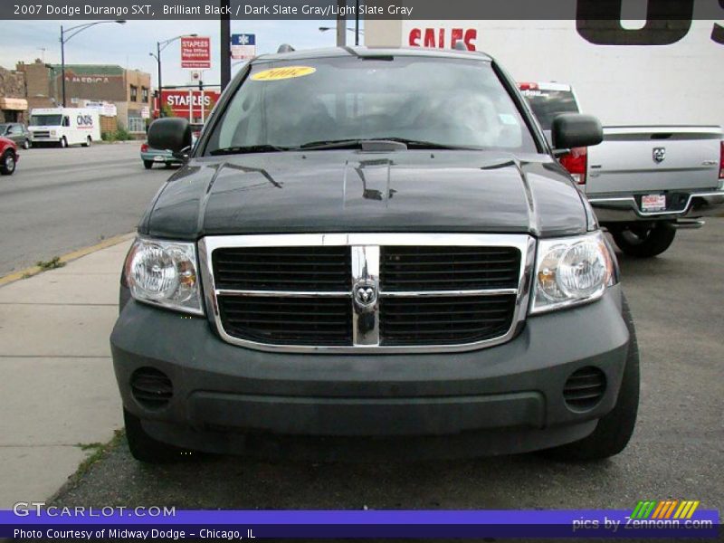 Brilliant Black / Dark Slate Gray/Light Slate Gray 2007 Dodge Durango SXT